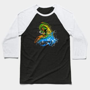 Lizard Swirl Baseball T-Shirt